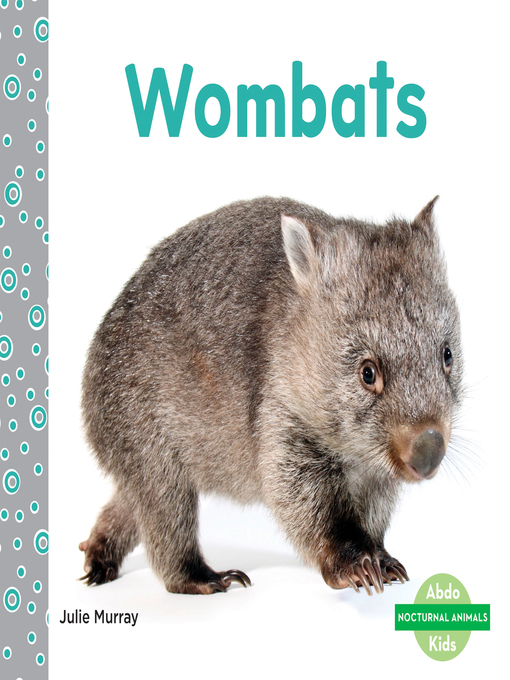 Julie Murray创作的Wombats作品的详细信息 - 可供借阅